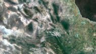 Detailed Mexico satellite images used for educational purposes.