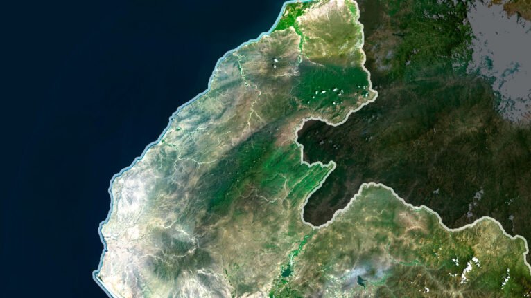 Detailed Peru satellite images used for educational purposes.