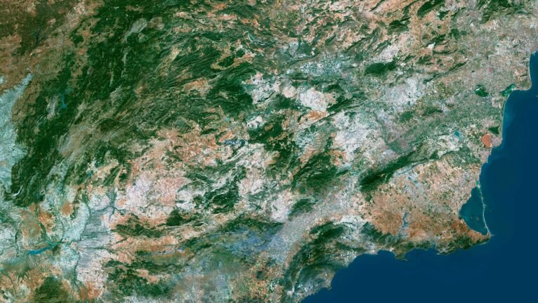 Latest satellite images of Spain