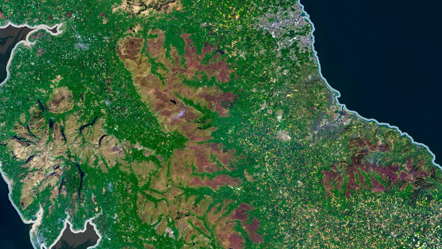 Buy United Kingdom Satellite Map – Ideal for Education and Decor