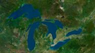 Satellite picture of North America