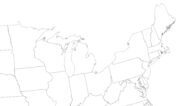 USA outline states