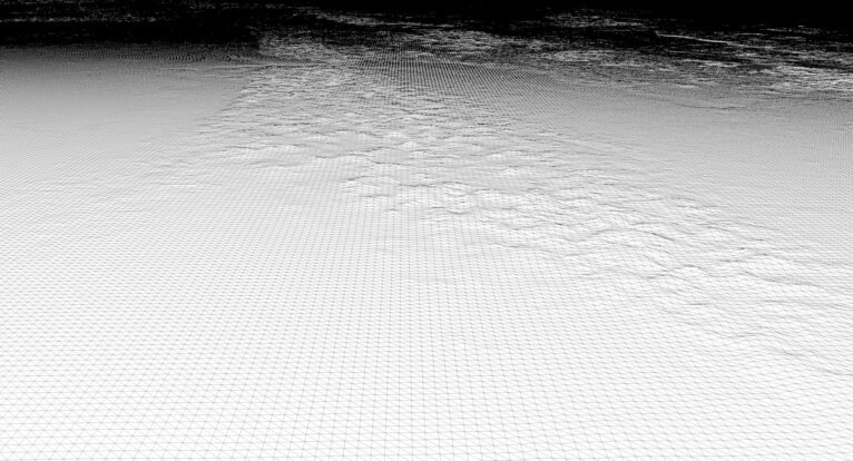 Florida State Terrain Map 3D Model Mesh