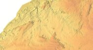 Preview of the STL model of Zimbabwe's topography