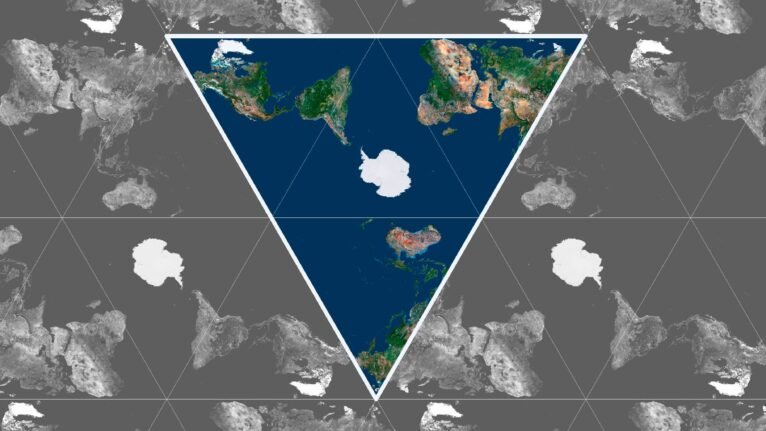 High-Resolution AuthaGraph World Map for Print & Design