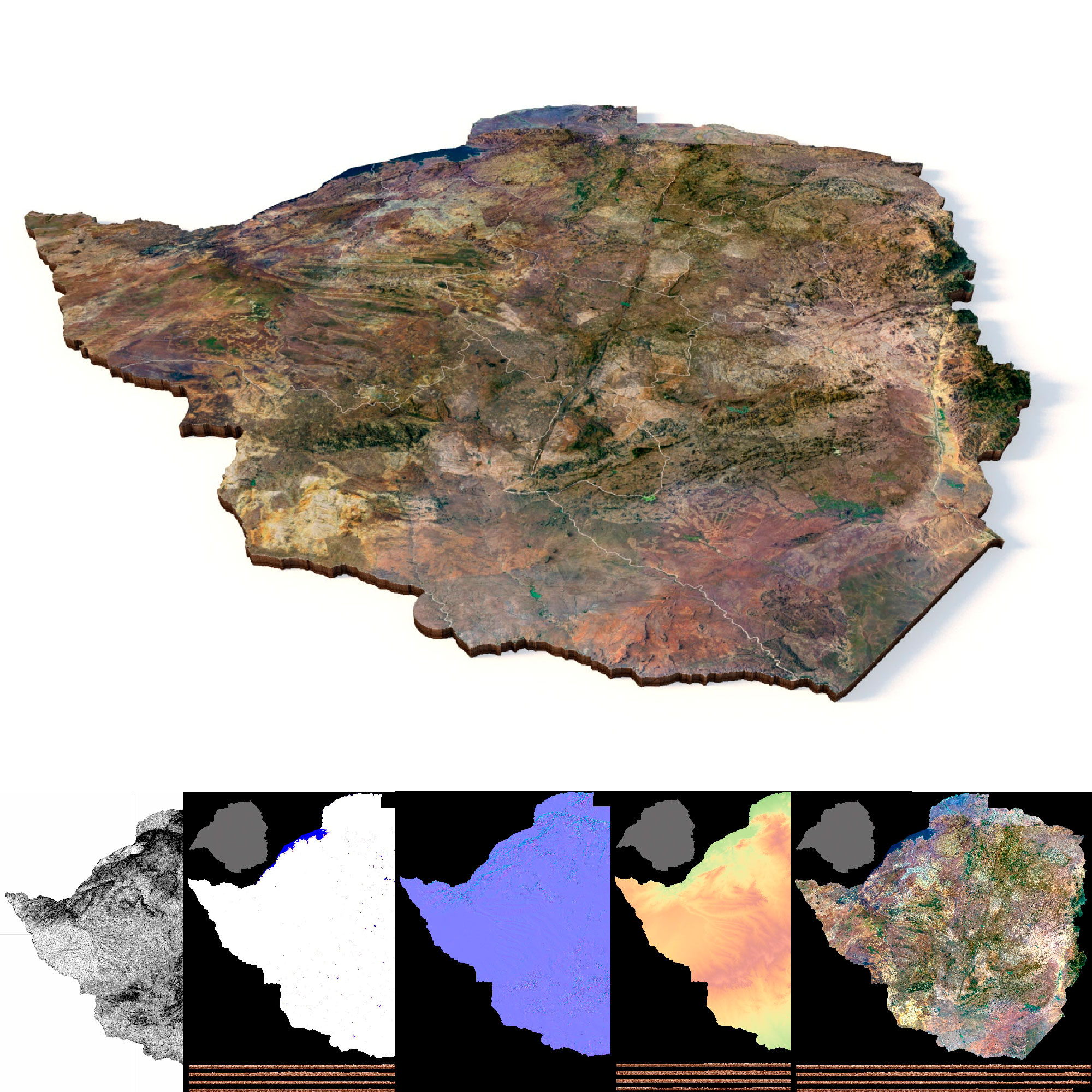 Zimbabwe_Free_Model_Textures