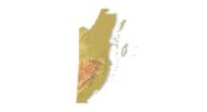 STL file of Belize map for CNC and 3D printing