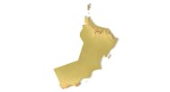 STL file of Oman map for CNC and 3D printing