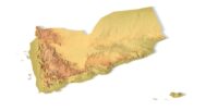 STL file of Yemen map for CNC and 3D printing