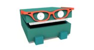 Halloween Storage Box Lid Open