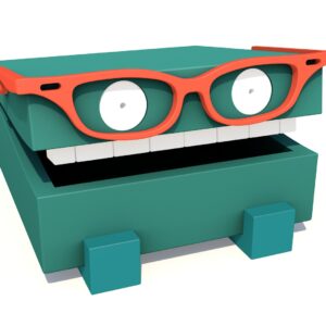 Halloween Storage Box Lid Open