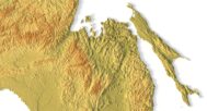 Detailed 3D STL model of Russia’s Ural Mountains
