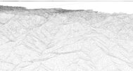Wireframe view of the Nepal STL terrain model