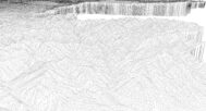 Wireframe view of the Uzbekistan STL terrain model