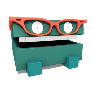 Zombie Monster Box Front View