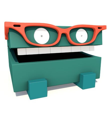 Zombie Monster Box Front View