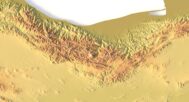 Digital elevation terrain of Iran in STL format