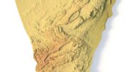 Digital elevation terrain of Israel in STL format