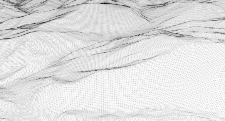3D model Andorra — wireframe showing optimized polygon mesh
