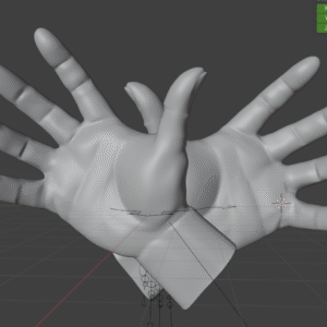 Prepayment for 3D model Hands