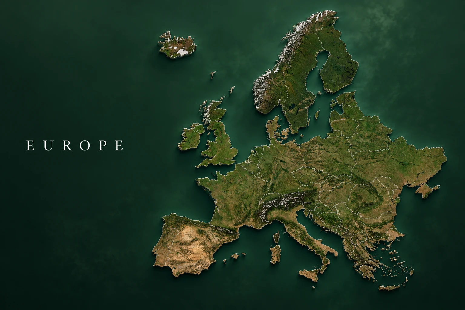 AI-generated europe — website banner concept.