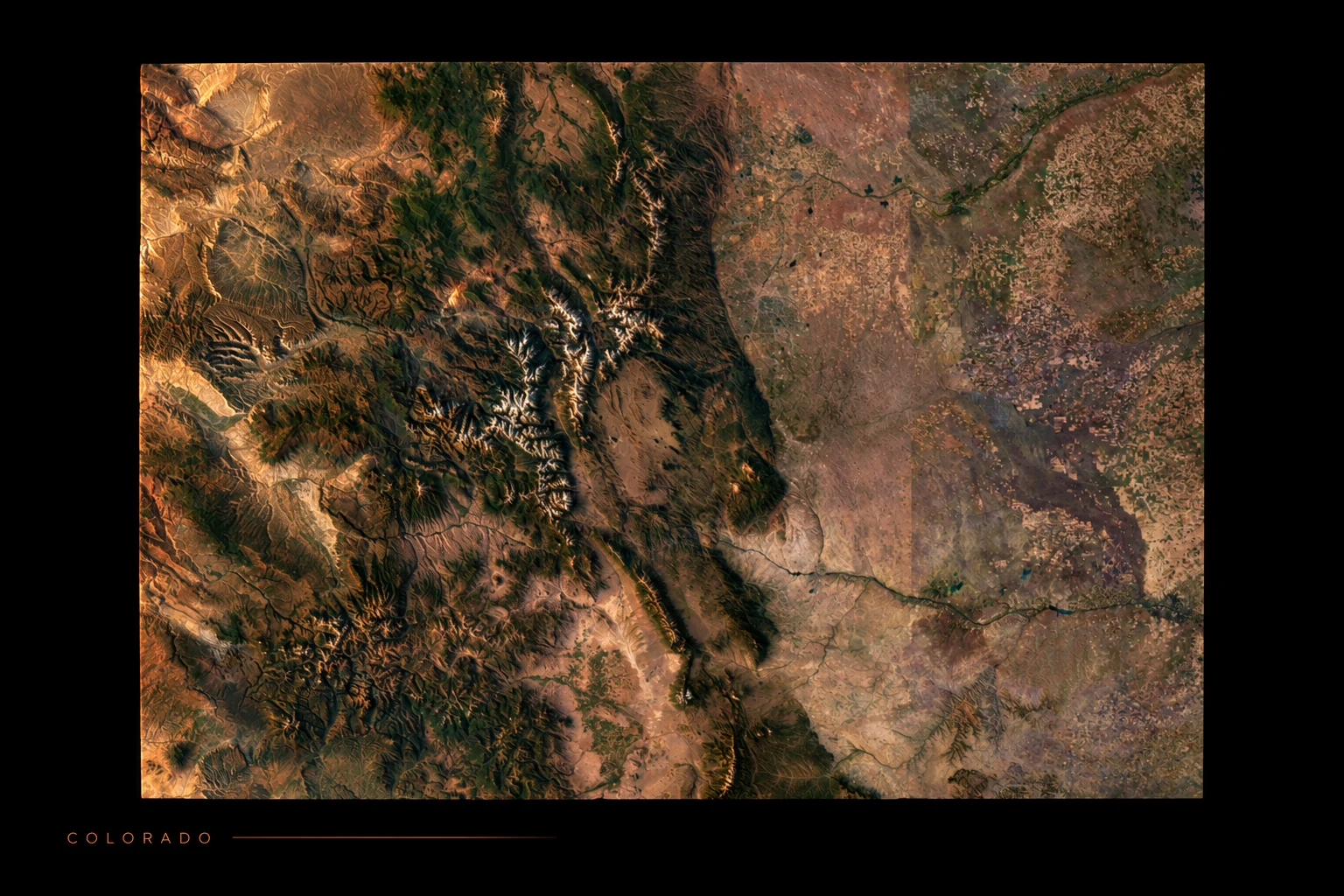 AI-generated Colorado — film chapter transition concept.