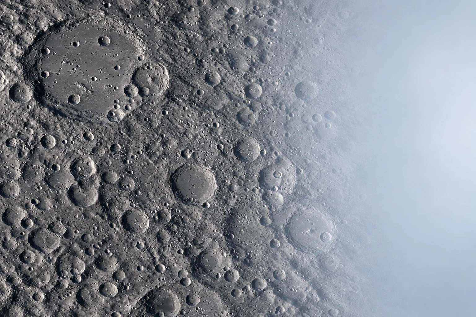 AI-generated moon surface — editorial background concept.